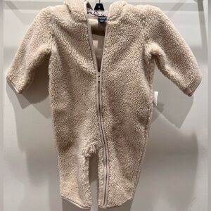 Baby Gap Bunny Sherpa One piece NWT